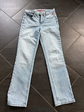 Lucky Brand Zoe High Rise Straight Jeans